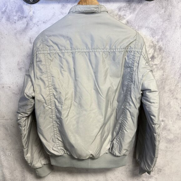 Vintage Swingster Goodyear Race Jacket Mens Medium 21x24.5 Bomber - Picture 2 of 8